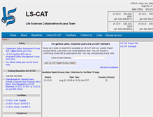 Tablet Screenshot of ls-cat.org