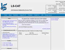 Tablet Screenshot of lsched.ls-cat.org
